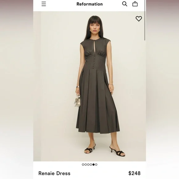 New with tags REFORMATION renaie dress - Picture 6 of 8